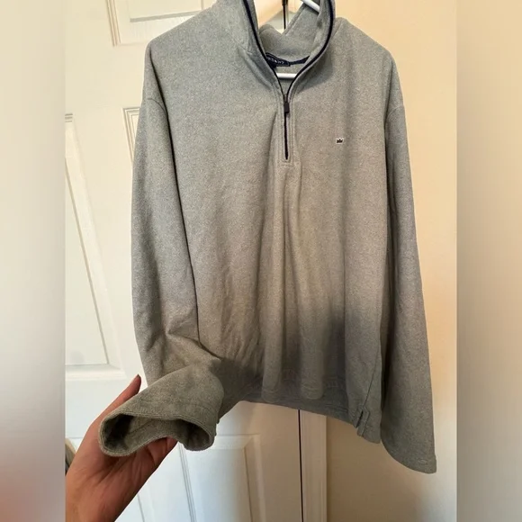 Crown & Ivy Men's Gray Zip-Up Sweater - Picture 6 of 6